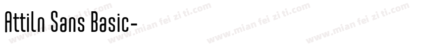 Attiln Sans Basic字体转换